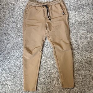 Men's UNRL Tan Performance Jogger Pants with Drawstring